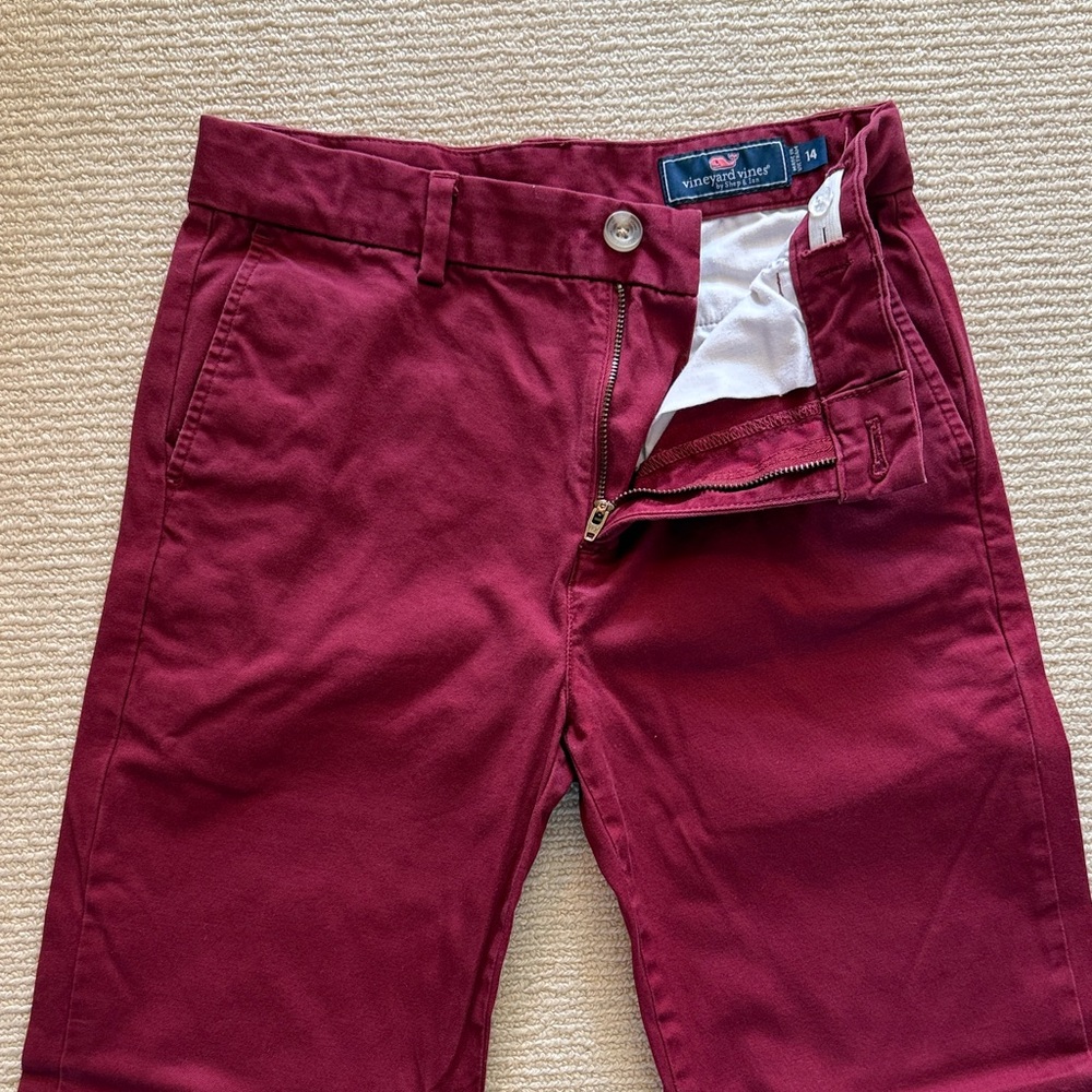 Vineyard Vines Kids Burgundy Casual Bottoms